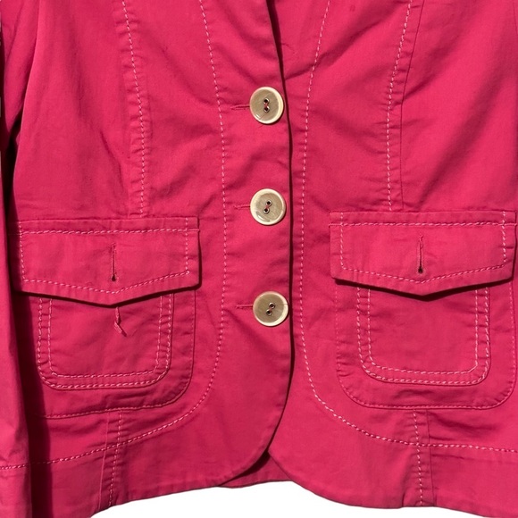 Gerard Darel Pink Blazer Jacket Cotton Spandex Made‎ in Serbia Size 38 - Picture 3 of 13